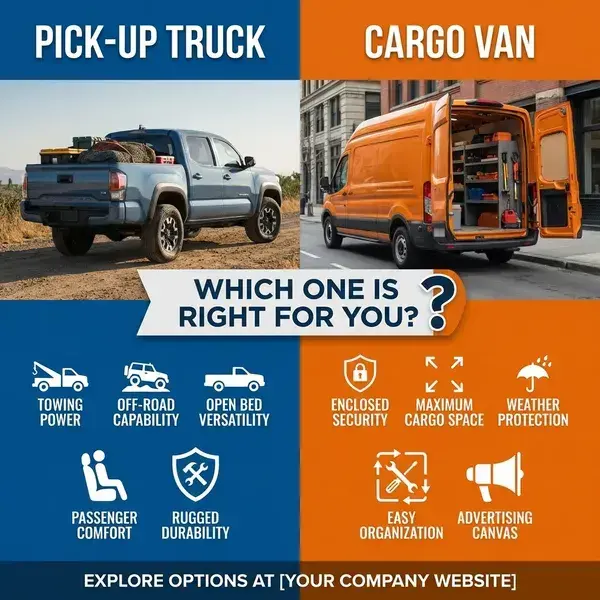  Pick-up vs Van  Which One Is Right for You?